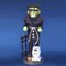 CC Christmas Decor Pack of 3 Black and Green Frankenstein Monster Halloween Nutcracker 16.5"